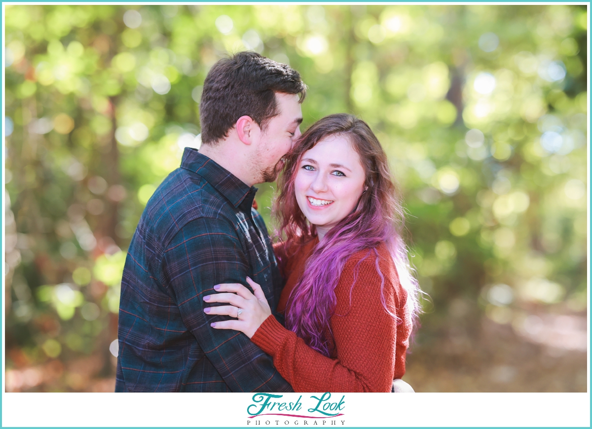 romantic Virginia Engagement photos