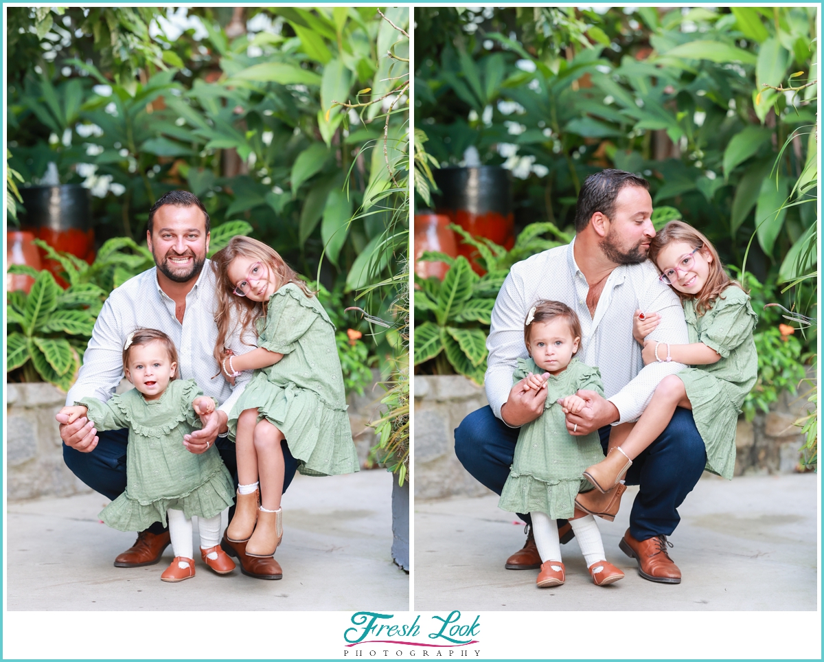 daddy and daughters photoshoot