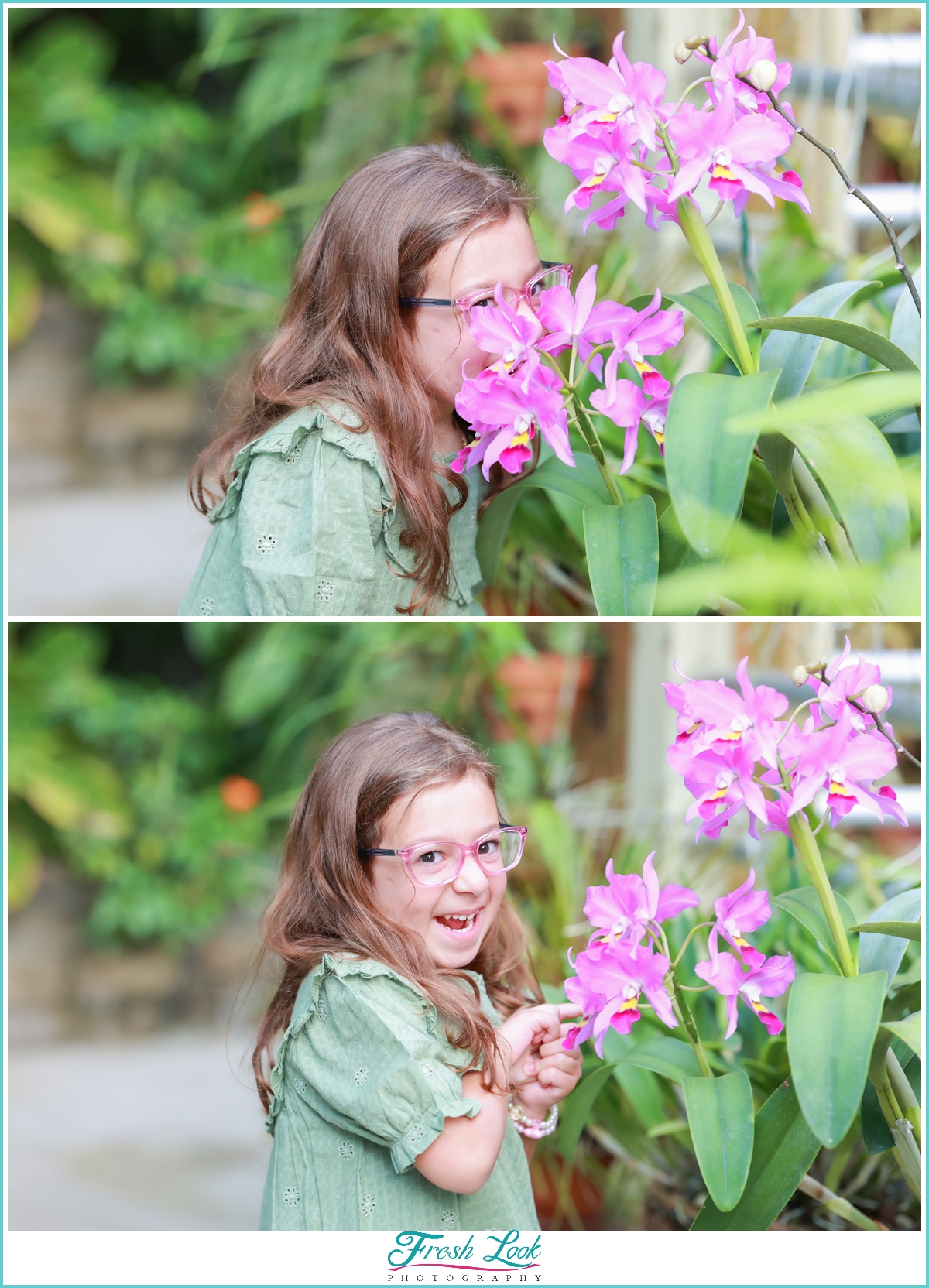 tropical greenhouse photoshoot