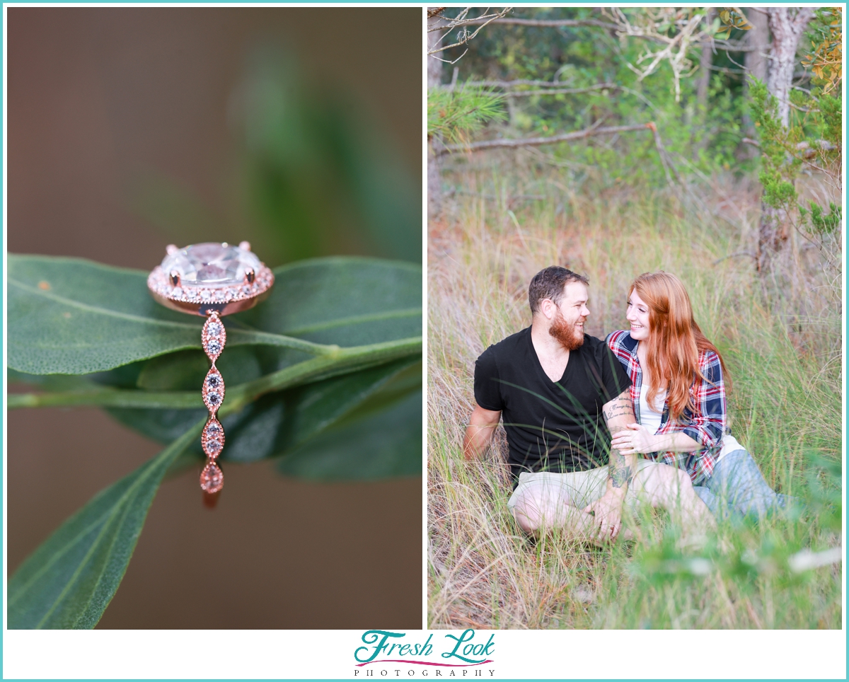 engaged photoshoot in Virginia Beach