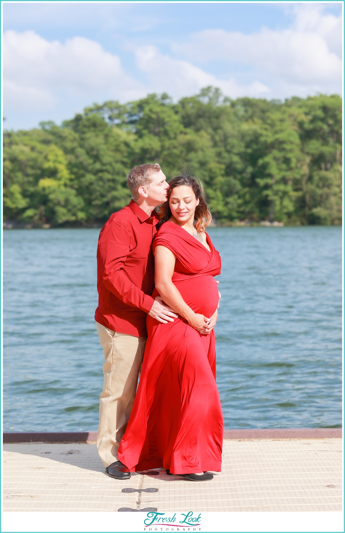 romantic maternity photoshoot