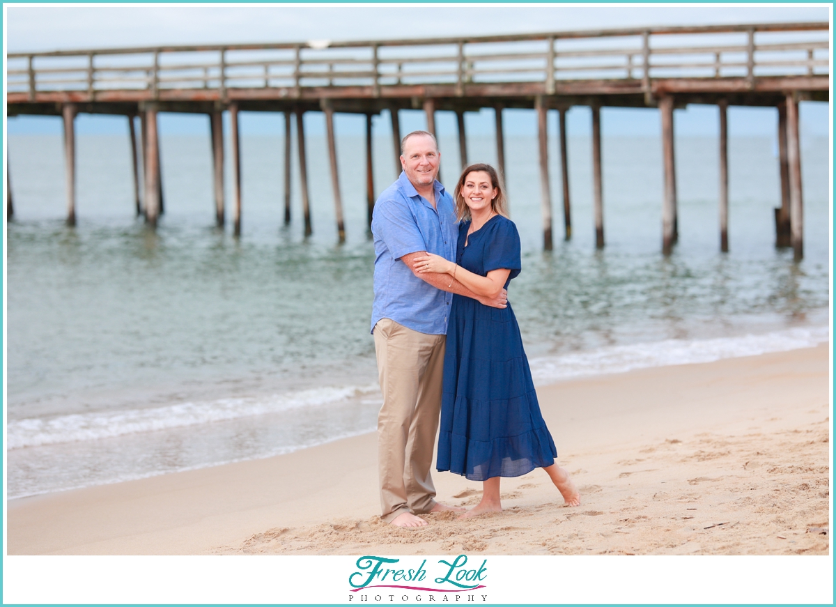 beach photos by the pier