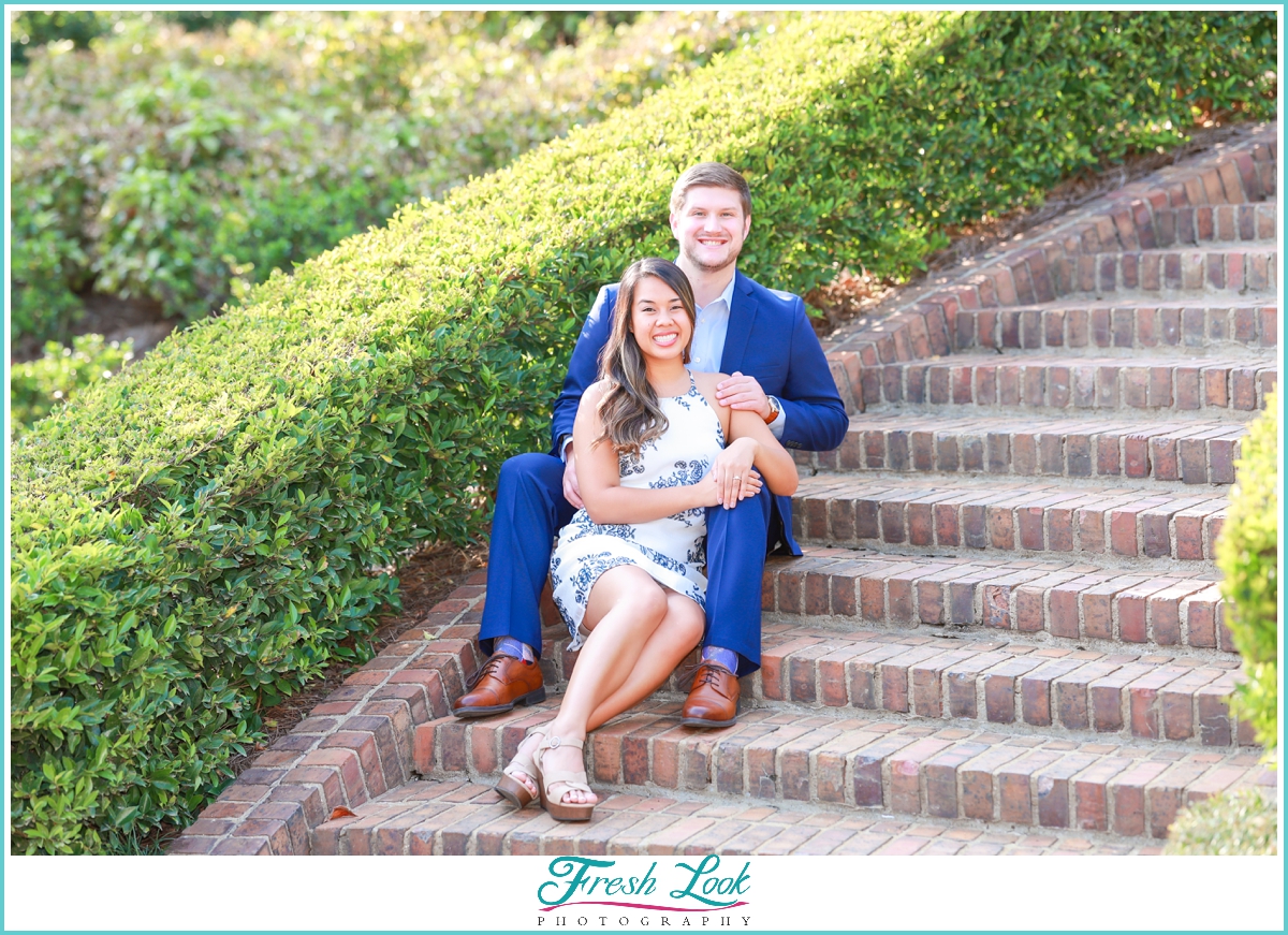 steps of the cavalier sunken garden photos