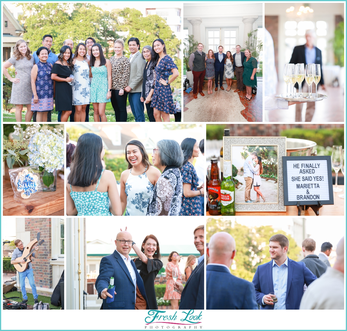 engagement party at Cavalier hotel