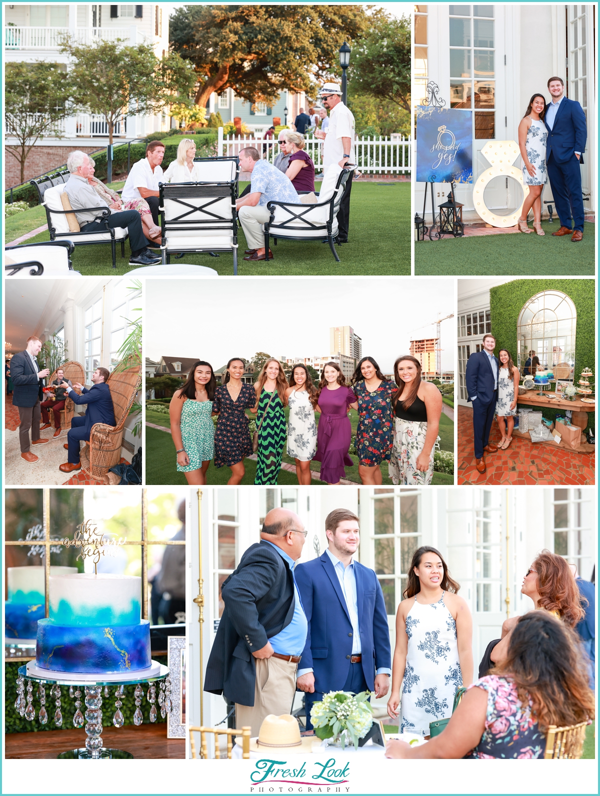 Historic CAvalier Hotel engagement party