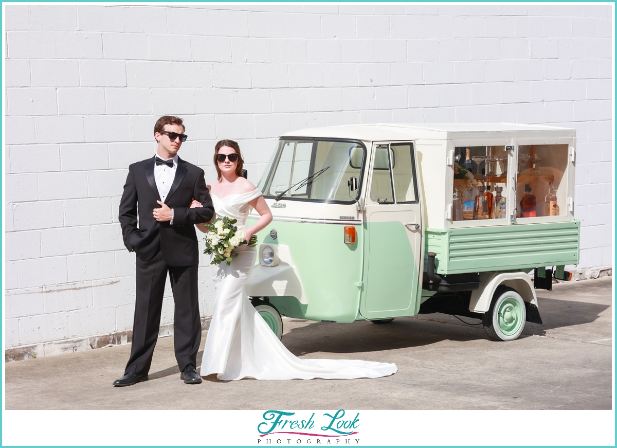 bride and groom portraits