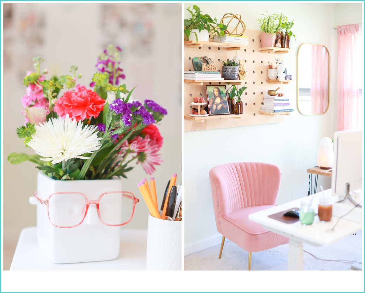 pink Home office decor