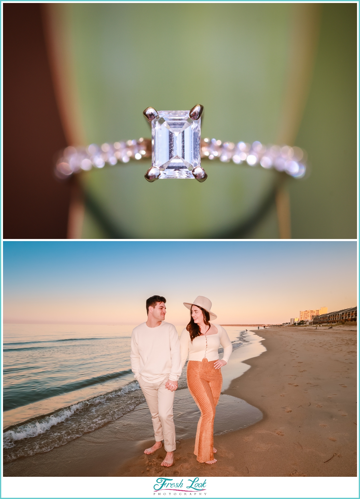 beach sunset photoshoot