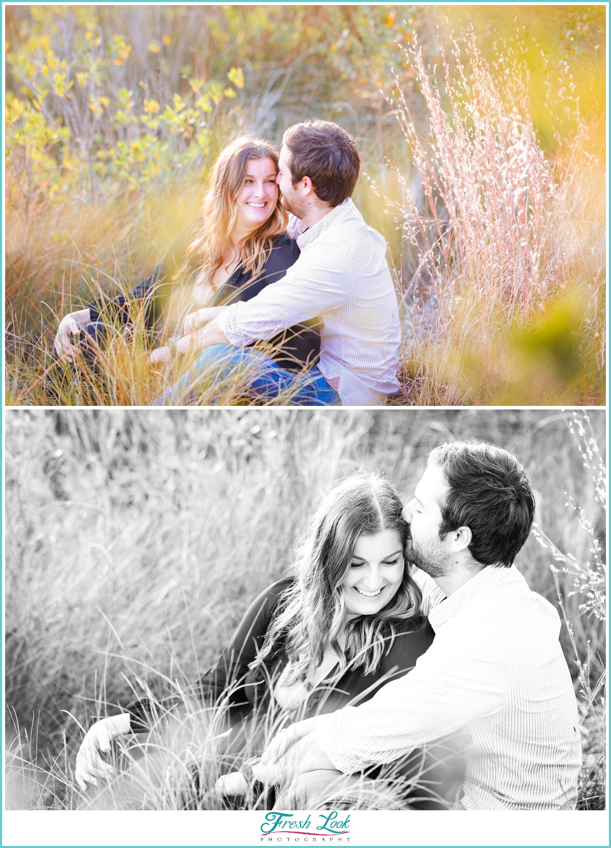 Woodsy Summer engagement photoshoot