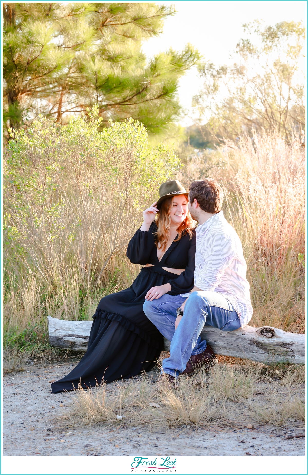 sunset engagement session ideas