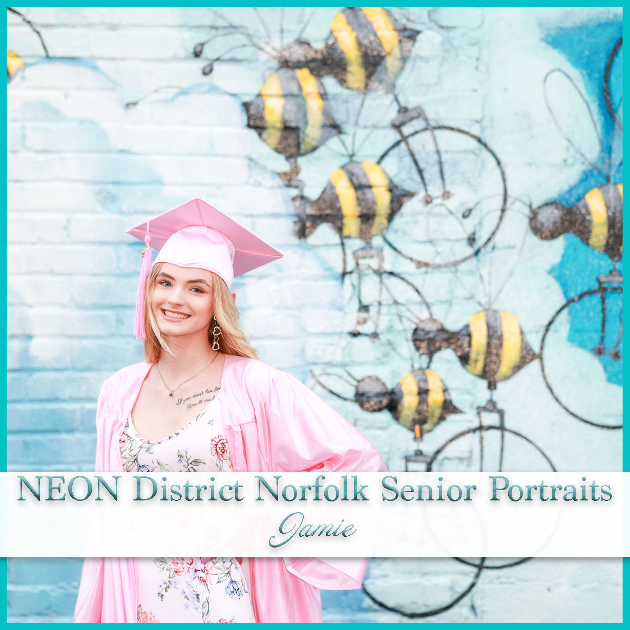NEON District Norfolk Senior Portraits