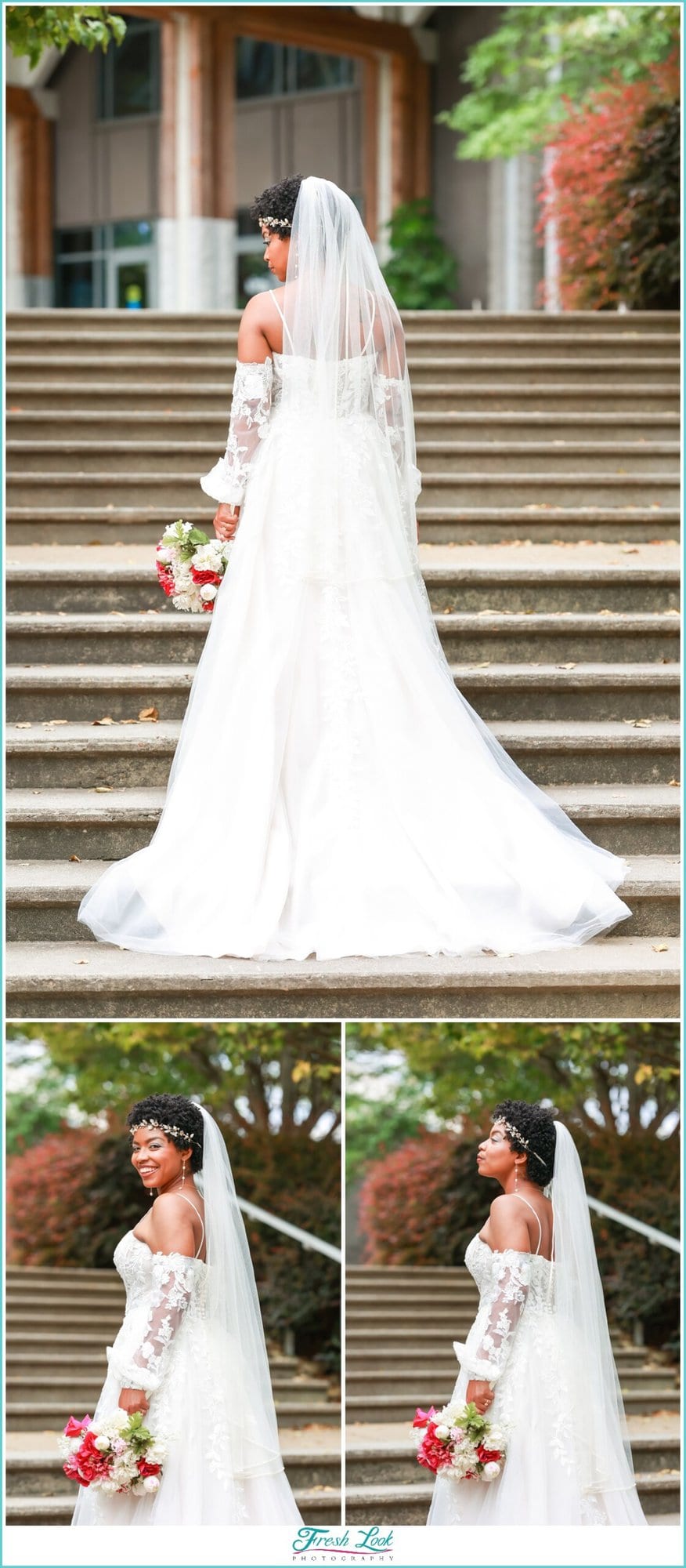 Norfolk Botanical Gardens Bridal Photoshoot