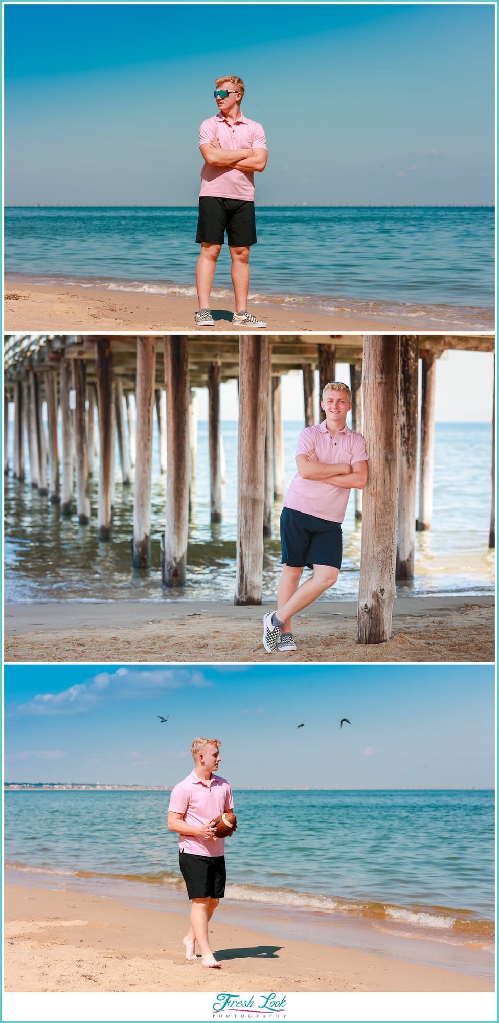 beachy senior photoshoot ideas