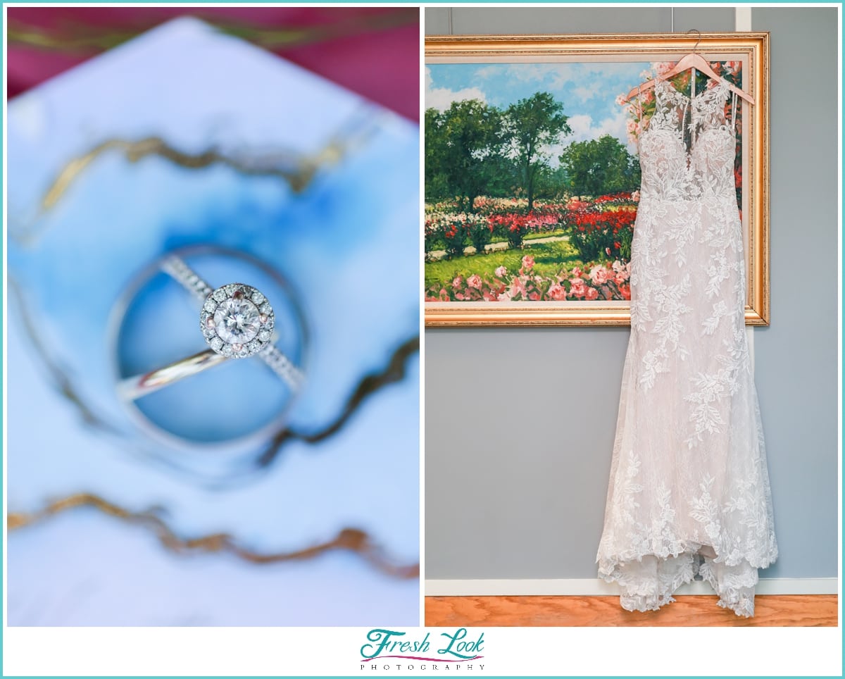 Wedding Dress at Norfolk Botanical Garden