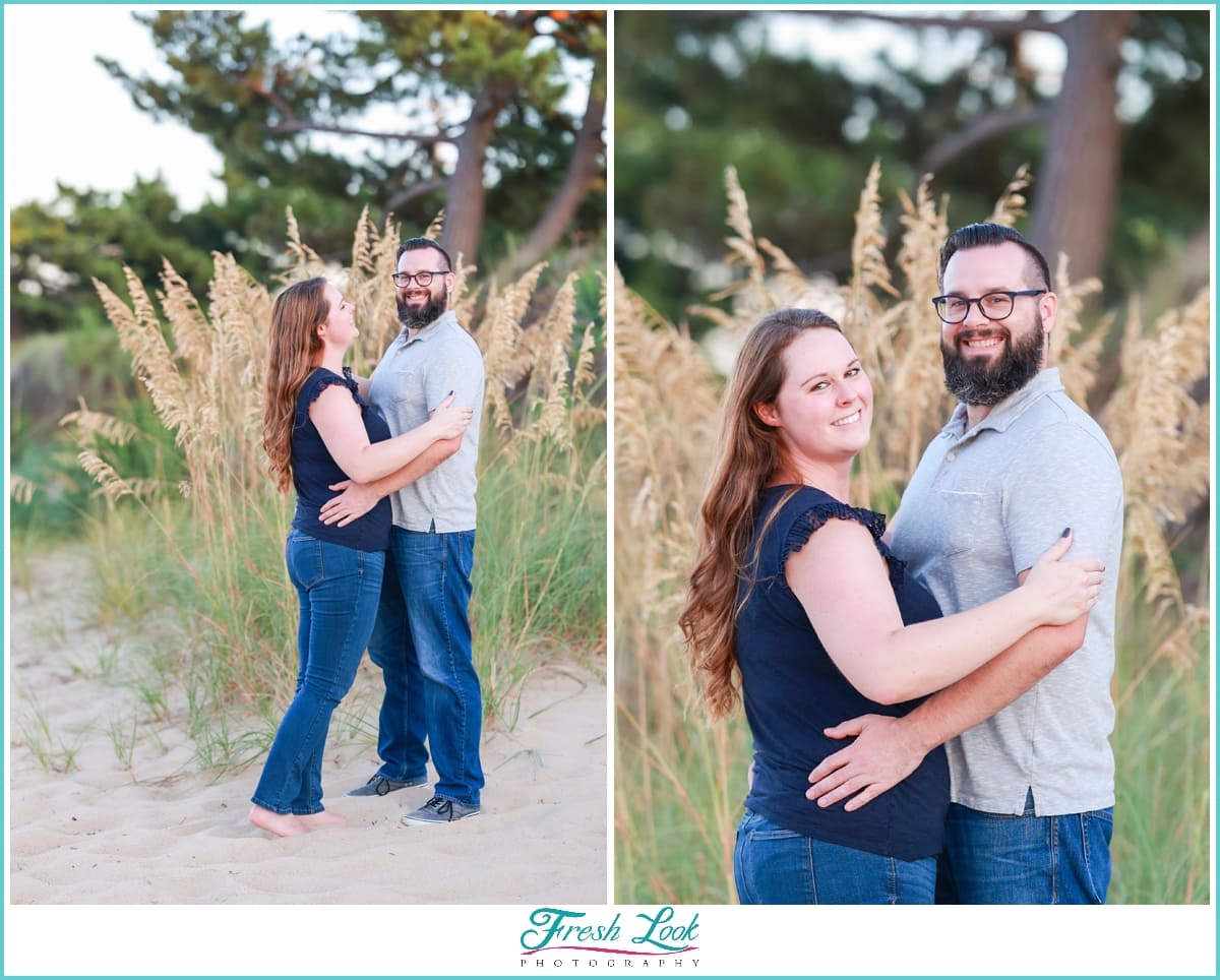 Romantic Beach Engagement Photos