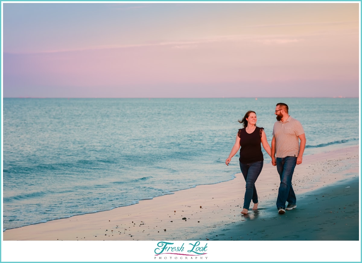 Norfolk Ocean View Engagement Session