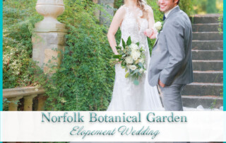 Norfolk Botanical Garden Elopement Wedding