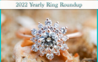 diamond sunburst engagement ring