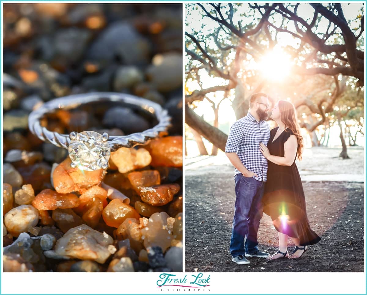 Norfolk Ocean View engagement photoshoot