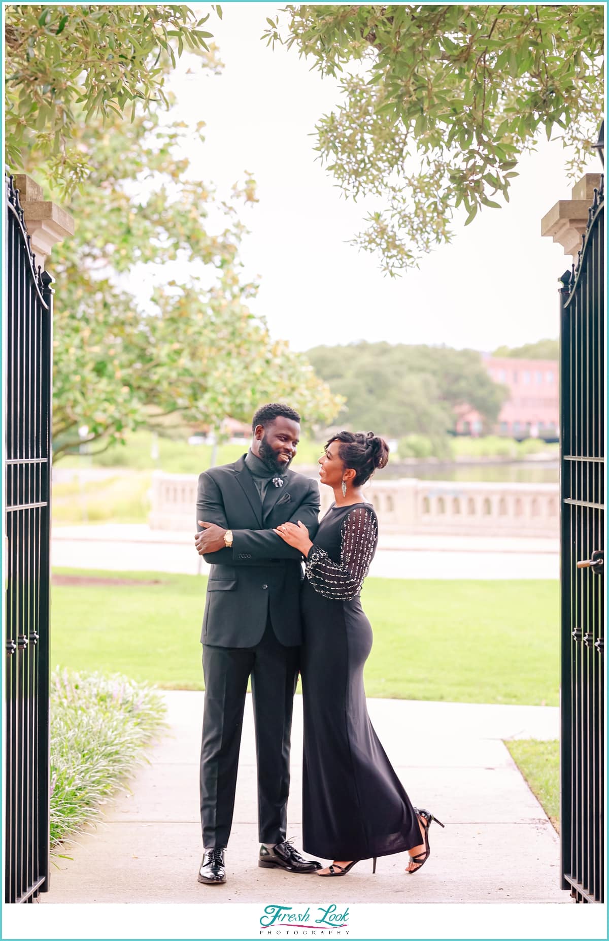 Norfolk garden engagement session