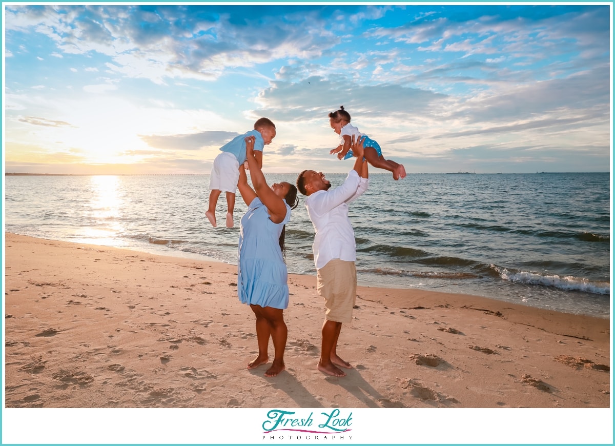 Virginia Beach sunset photoshoot