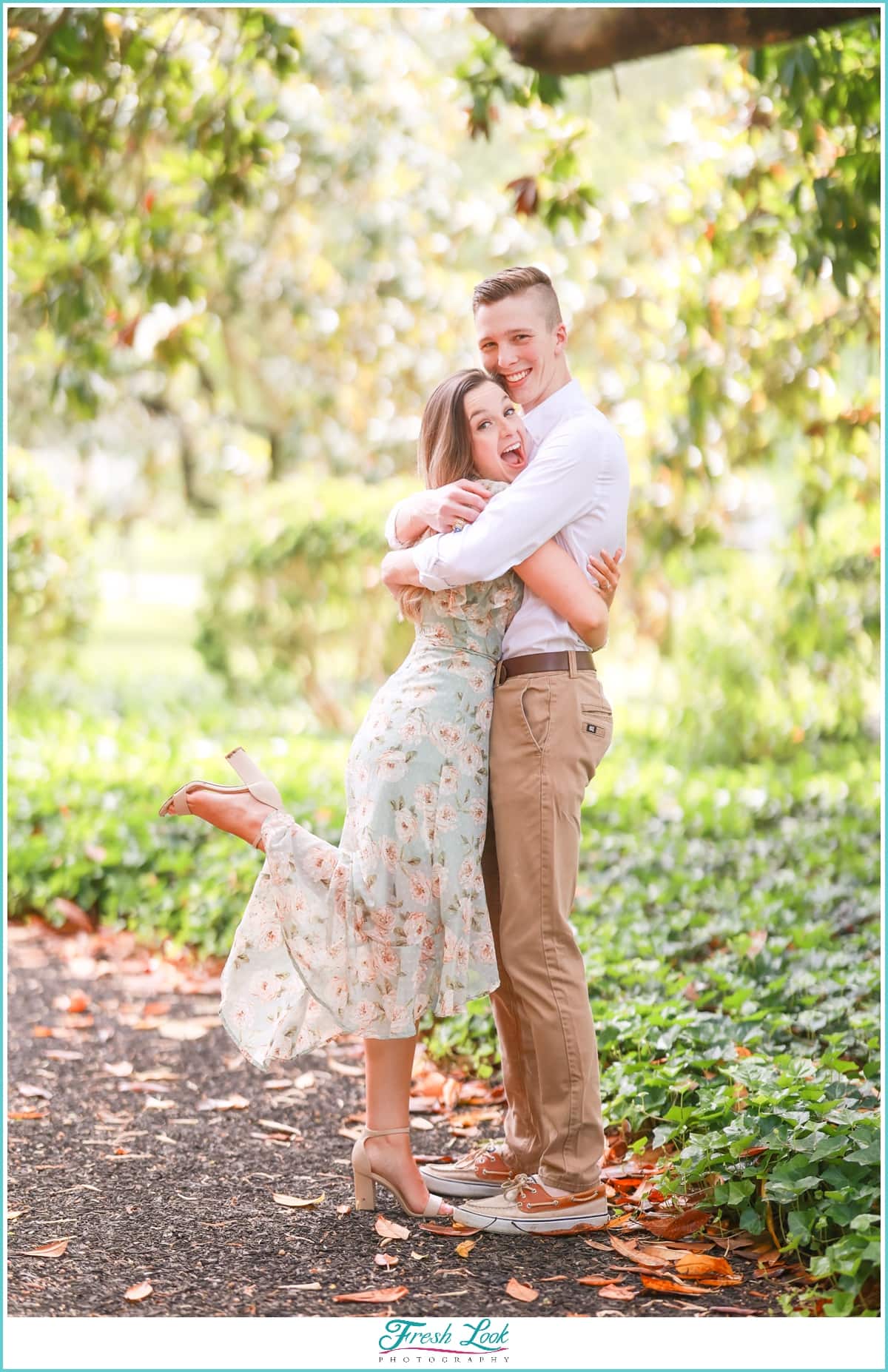 Fun engagement session photos