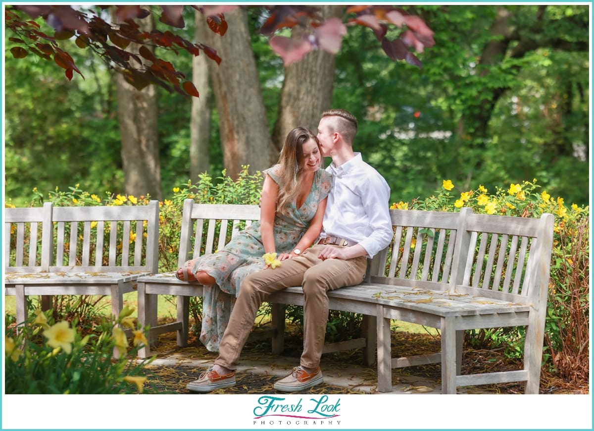 Romantic Spring Engagement Session