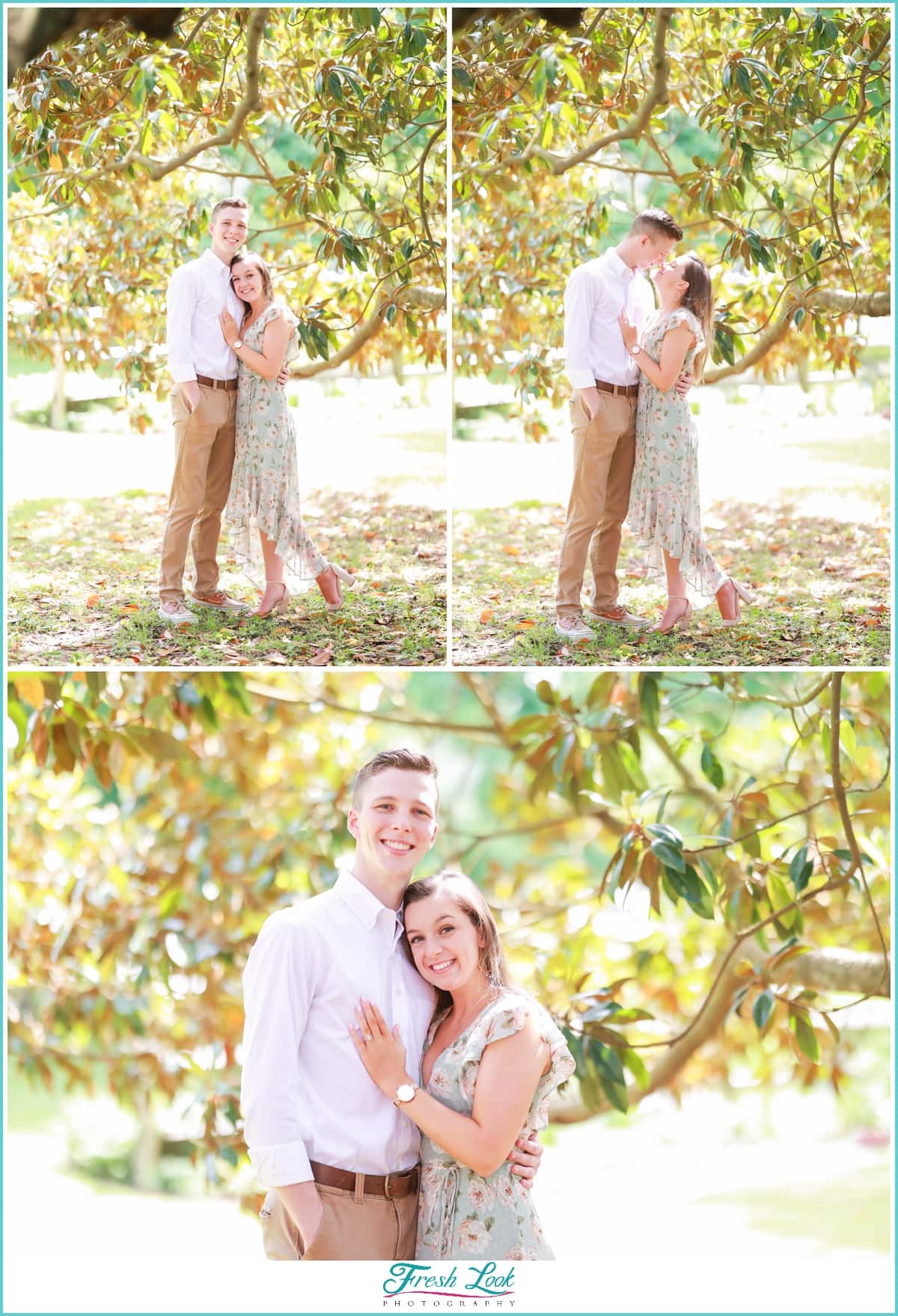 Romantic Spring Engagement Photos