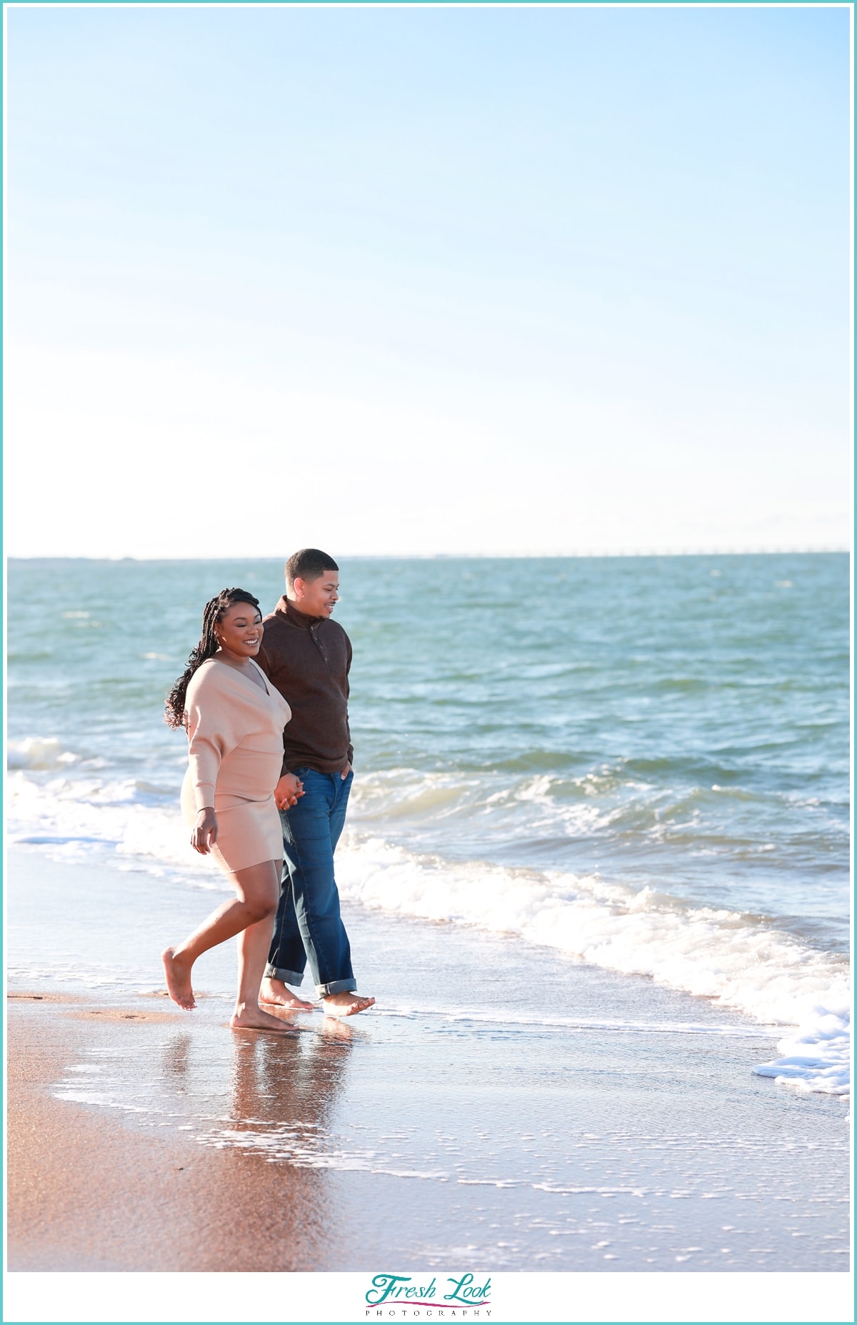 Virginia beach engagement session