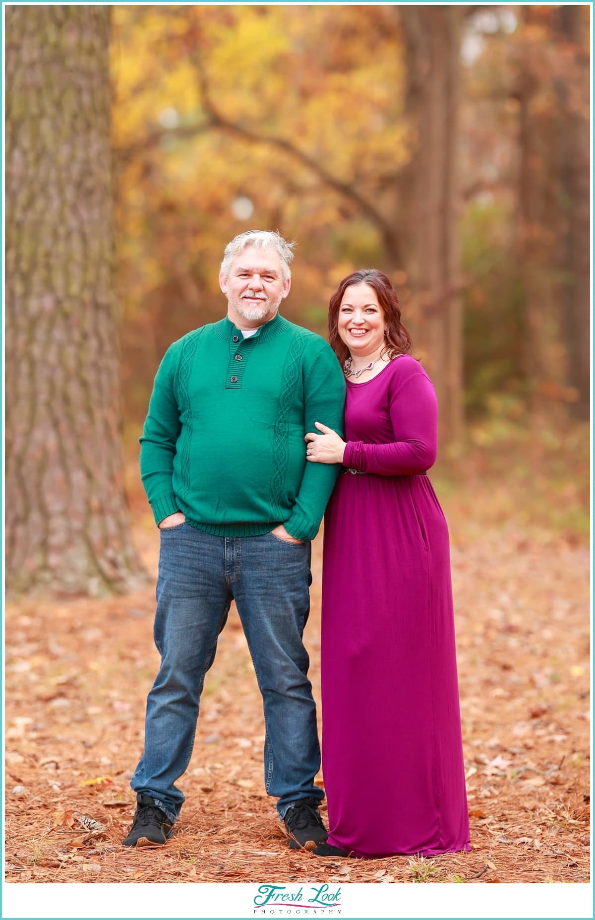 Romantic Fall Engagement Photoshoot