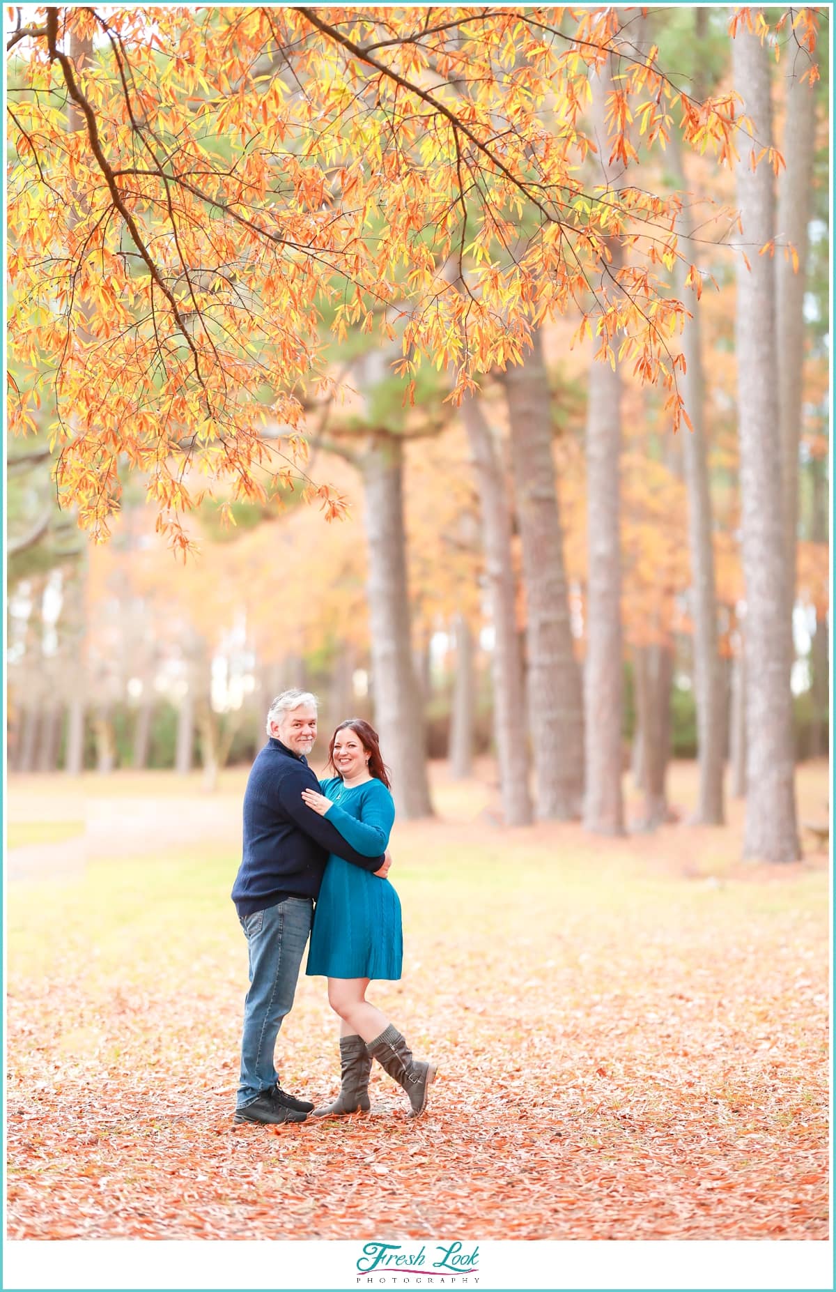Fall Engagement Photoshoot in the Woods
