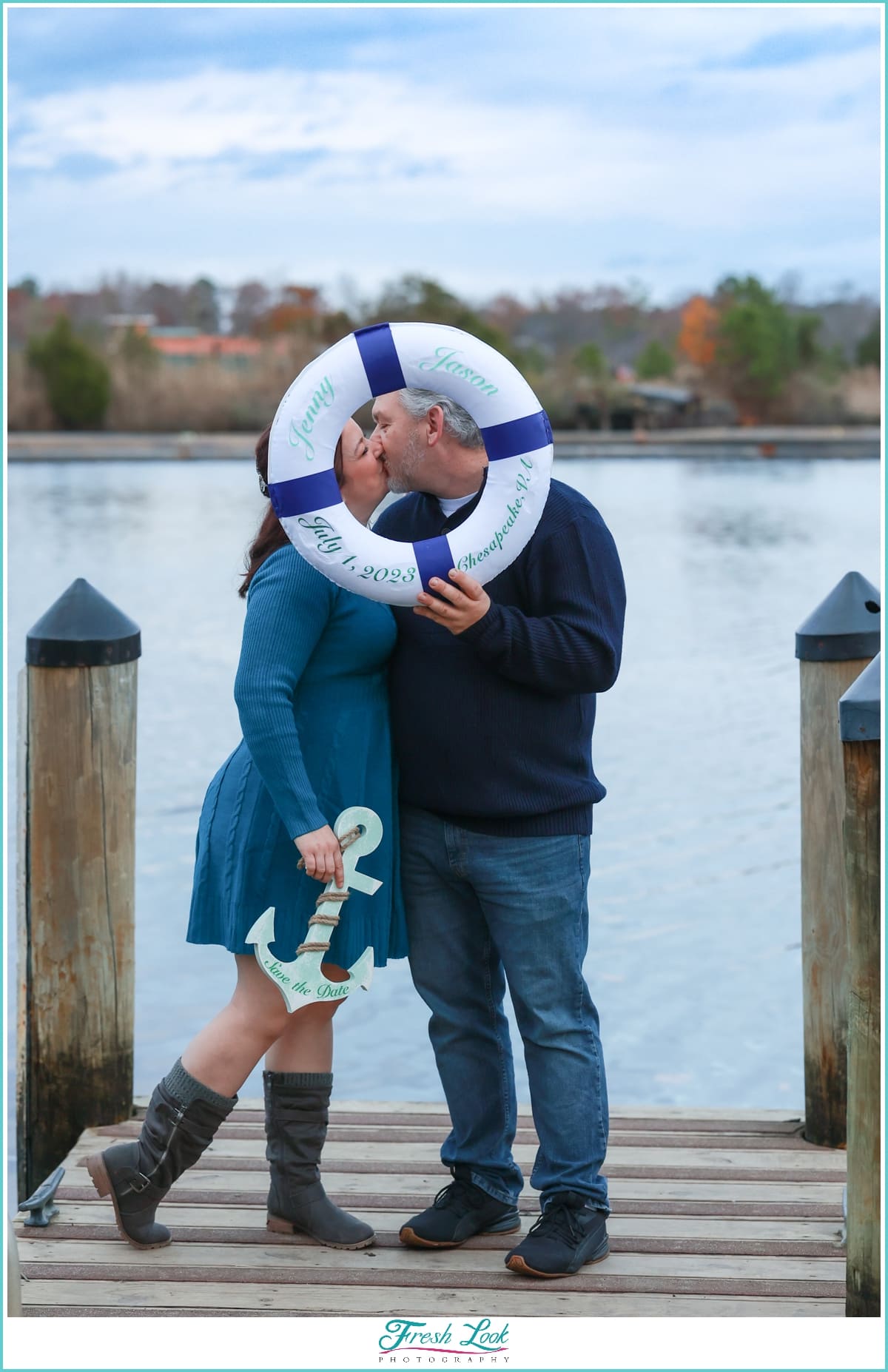 Nautical Engagement Photoshoot by the Water
