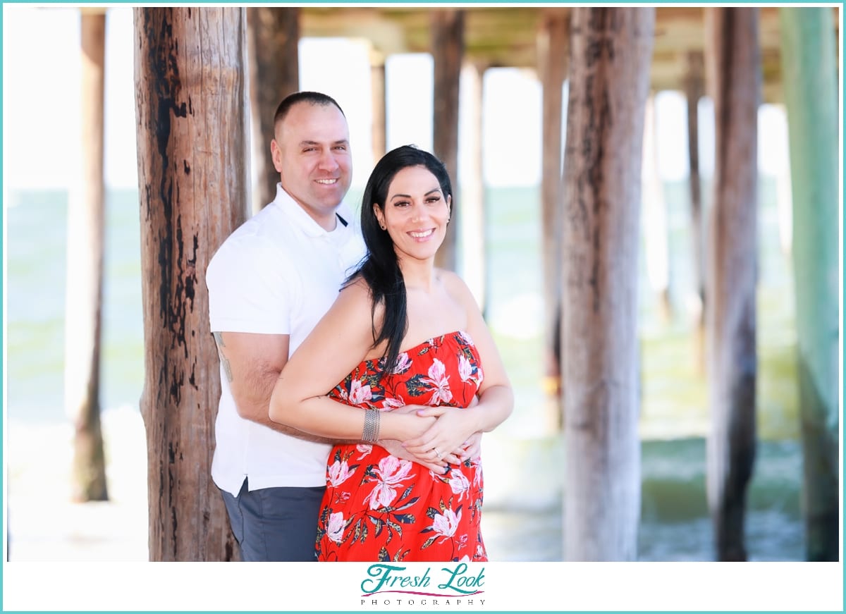 Romantic Beach Engagement Photoshoot