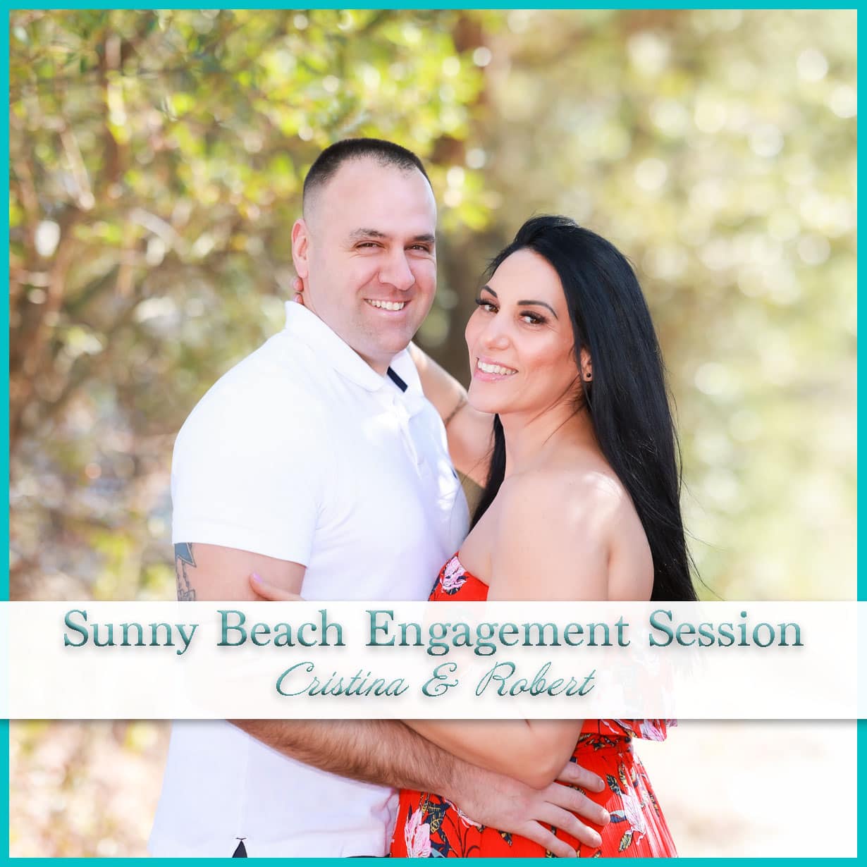 Sunny Beach Engagement Photoshoot