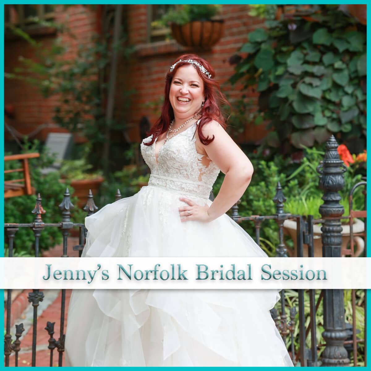 Downtown Norfolk Bridal Session Jenny