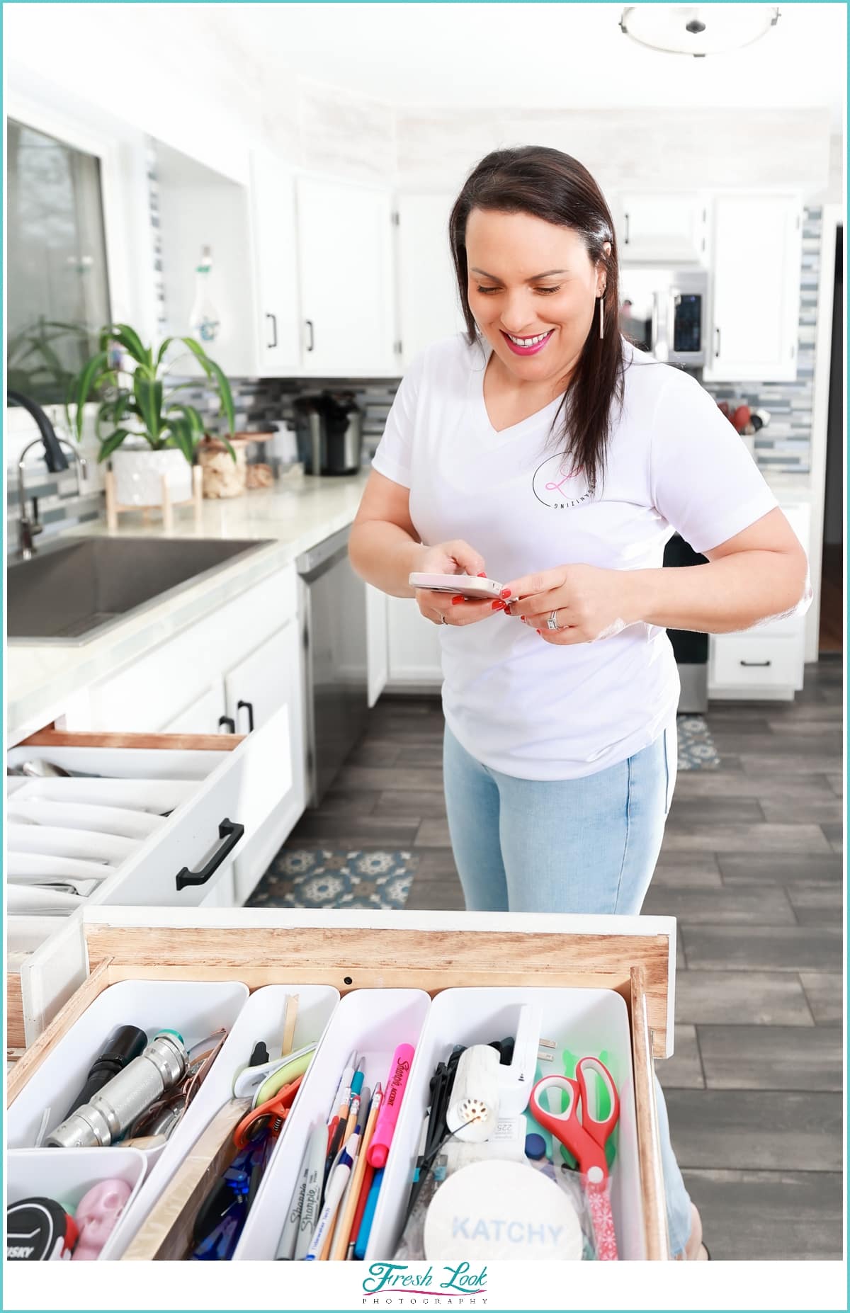 Kitchen drawer organization