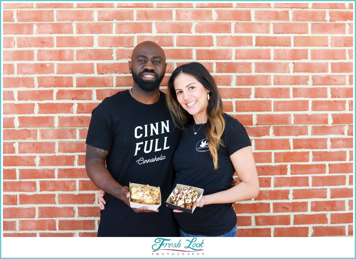 Cinnaholic owners in Virginia Beach 