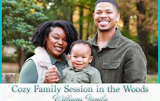 Cozy Family Session in the Woods