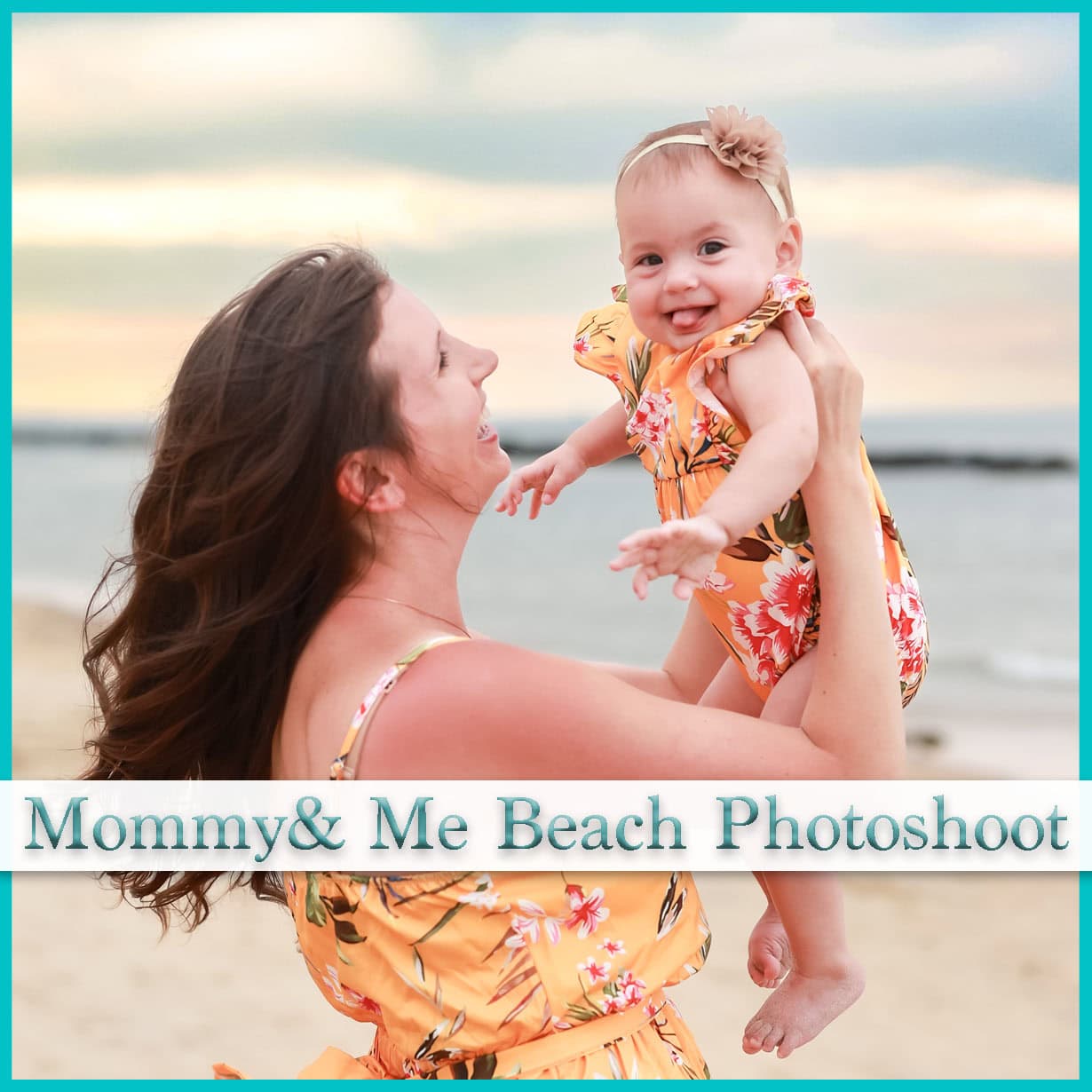 Mommy and Me Beach Photoshoot