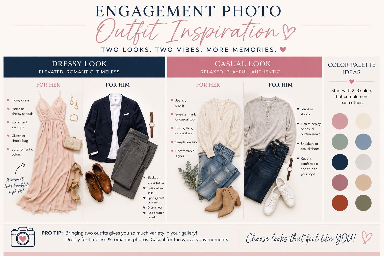 What to Wear for Engagement Photos
