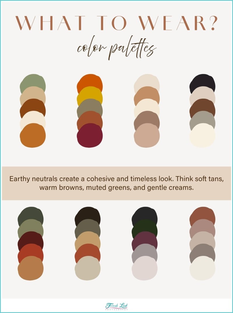 Color ideas for family photos